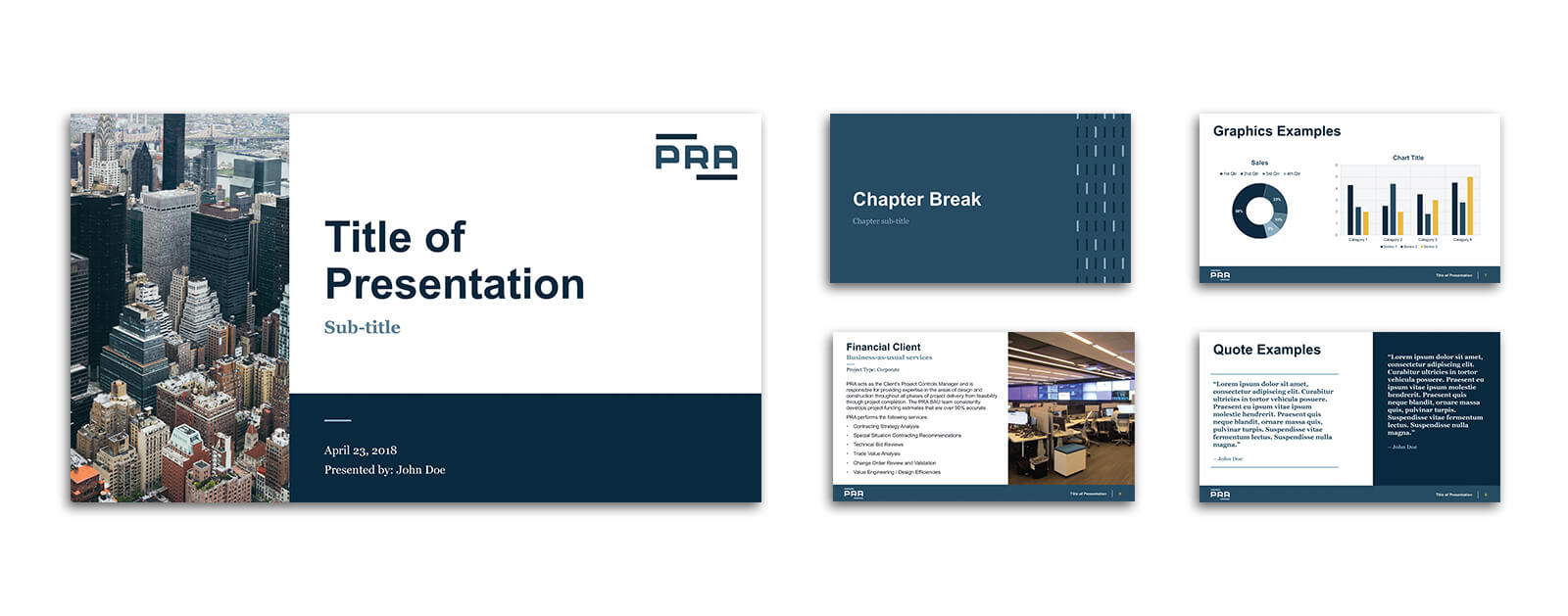PRA-branded powerpoint presentation