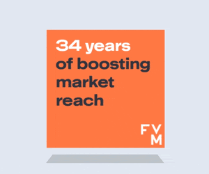 FVM 34 years in B2B marketing banner