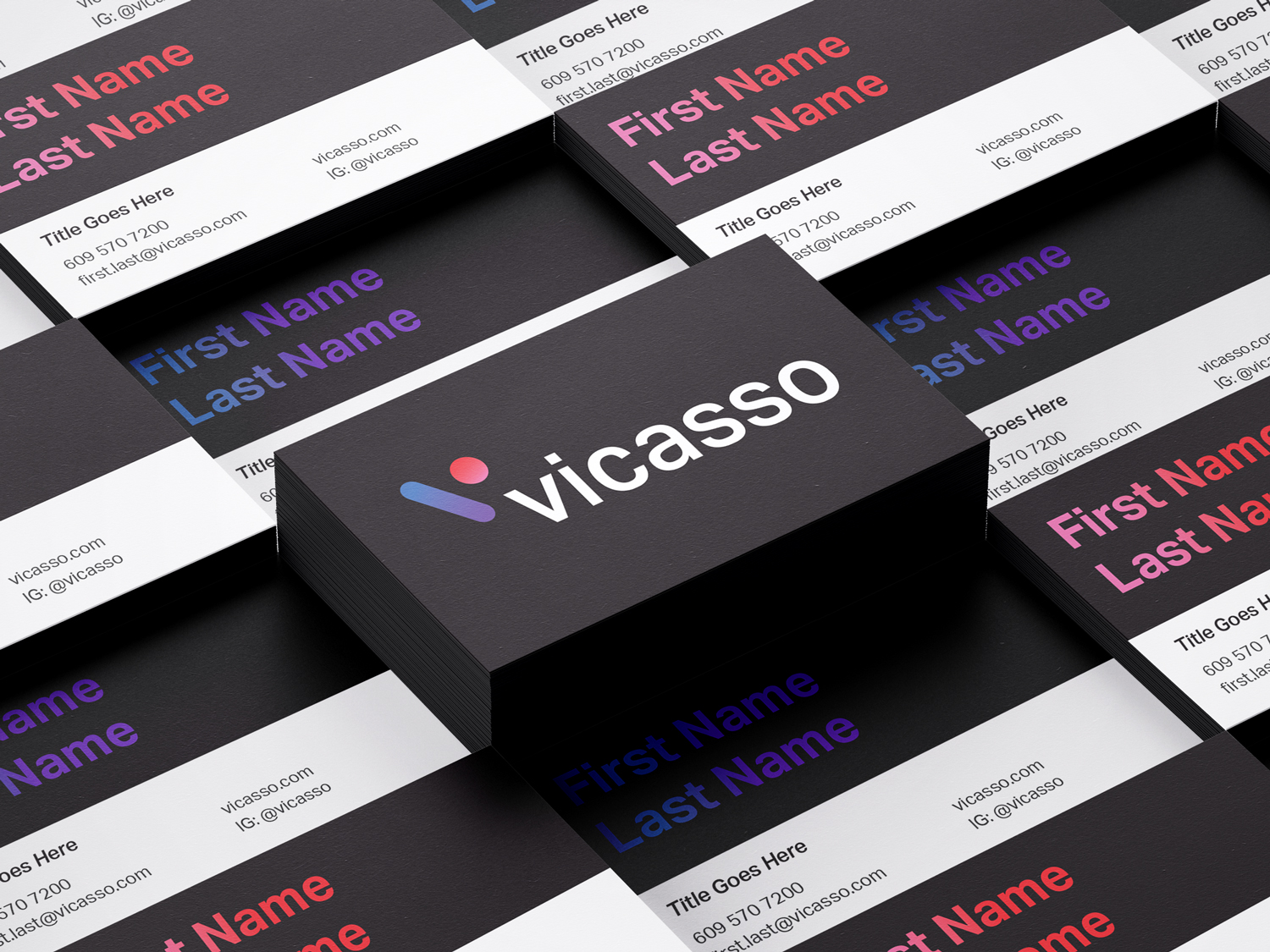 Vicasso business cards