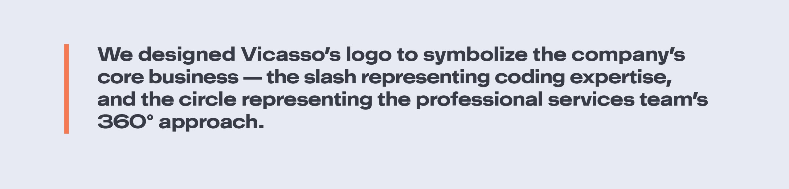Vicasso logo symbolism