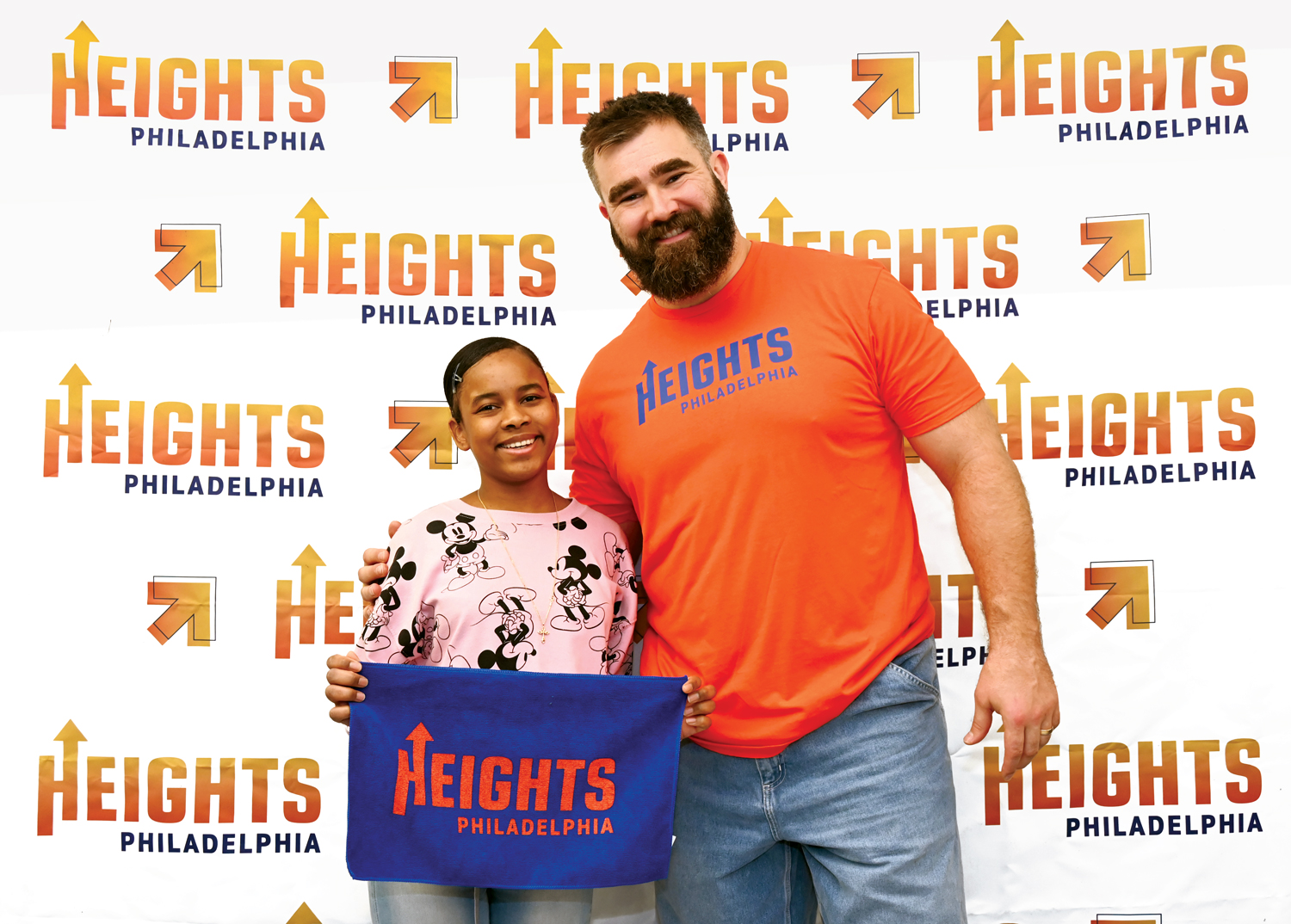 Heights Philadelphia brand launch with Jason Kelce