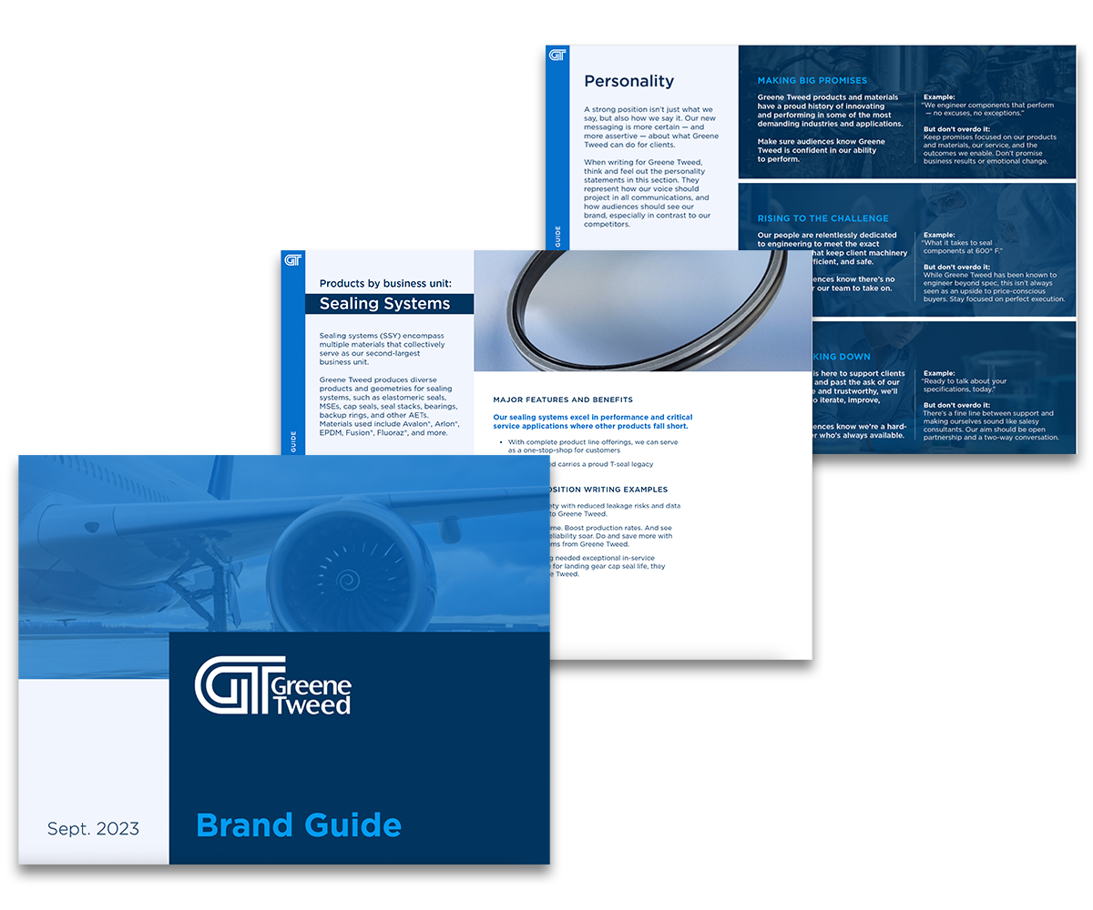 Greene Tweed Brand Guidelines - FVM Case Study