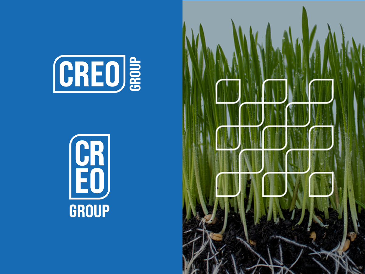 Creo Group logo and visual ID